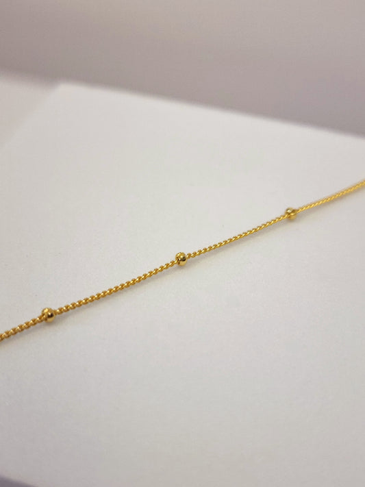 Dainty Beaded Choker Necklace