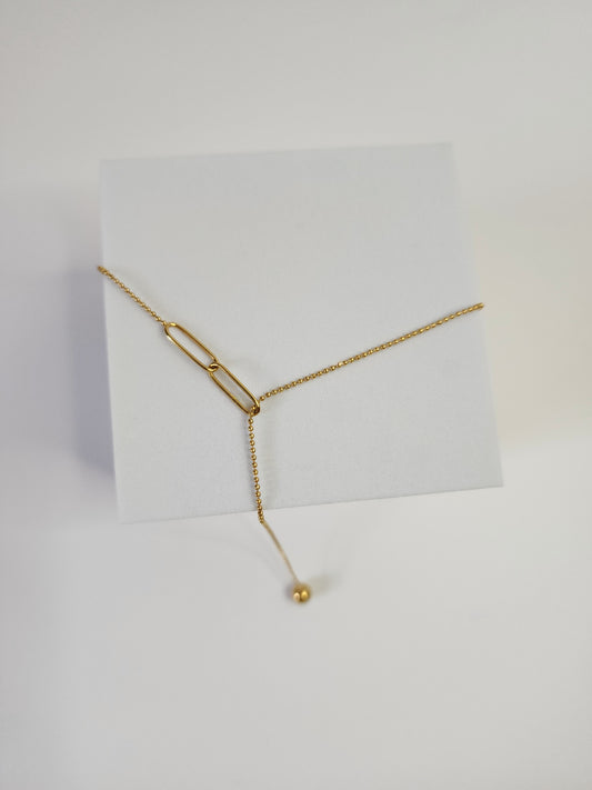 Long Y-Shaped Lariat Necklace