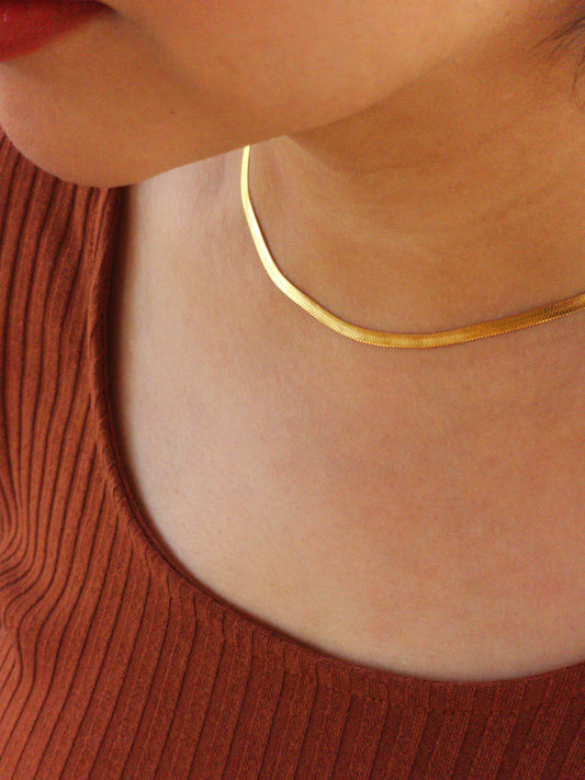 Herringbone Chain Necklace