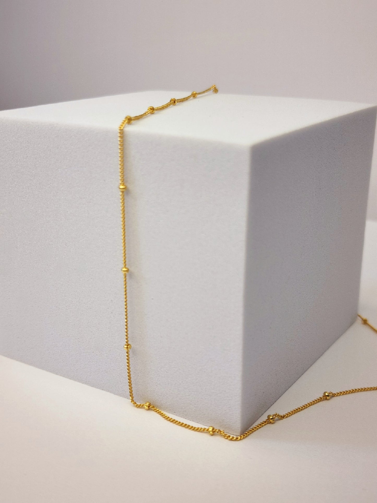 Dainty Beaded Choker Necklace