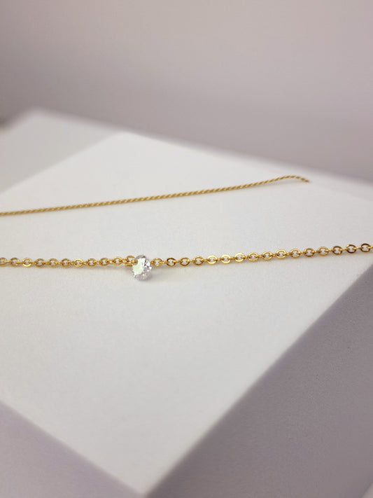 Double Layer Thin Chain Anklet